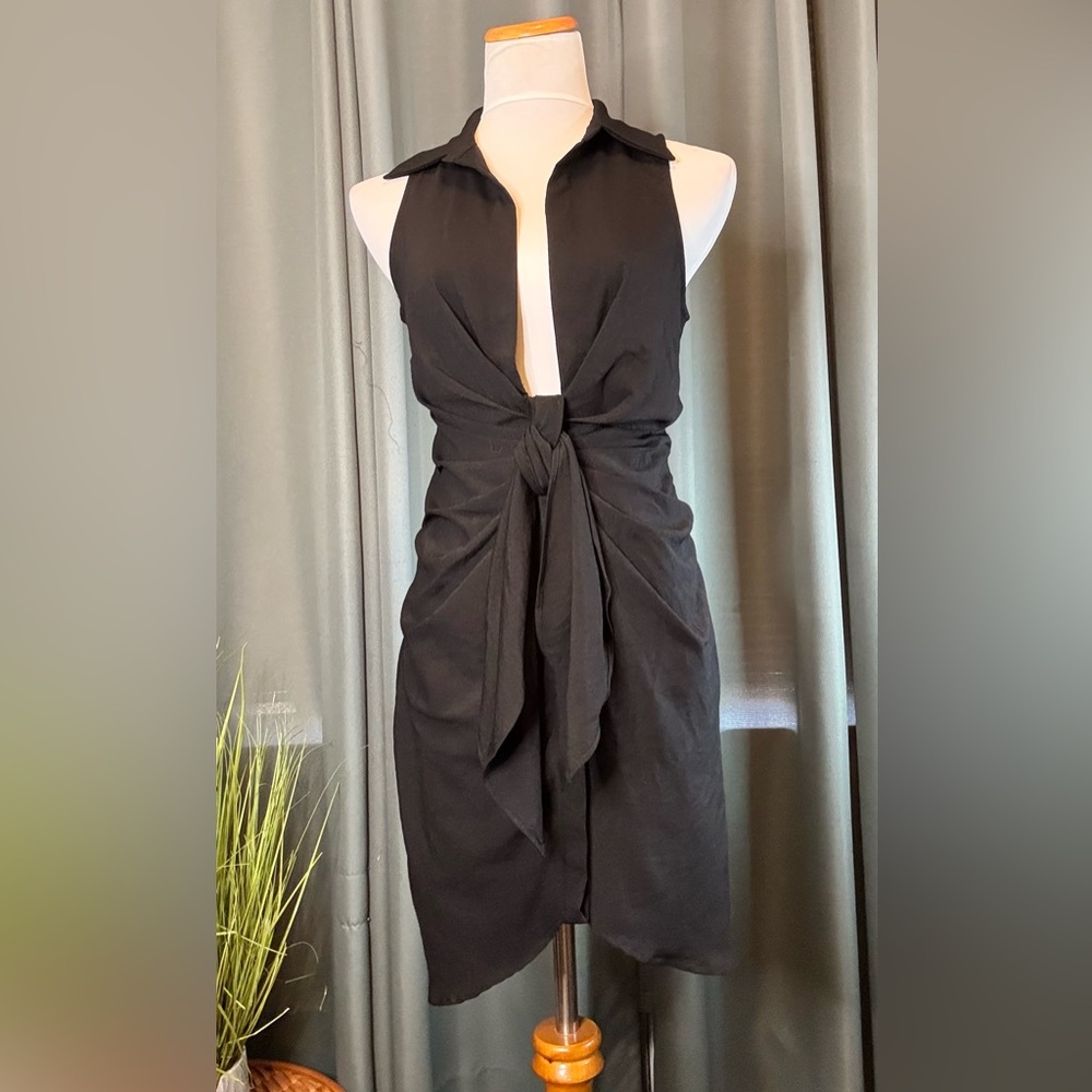Choosy little black cocktail dress